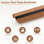 Plantex Cabinet Handle/Kitchen Cabinet Door Handle/Wardrobe/96 mm Cupboard Handle/Door Pull-Push Handle for Home/Office - Pack of 2 (Rose Gold)
