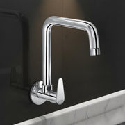 Plantex Brass Kitchen Sink Tap/360Ã‚Â° Swivel Spout Sink Tap for Kitchen Basin/Water Tap with Brass Wall Flange and Teflon Tape- 7 Year Warranty by Plantex (DOL-4300-Mirror Chrome)