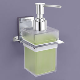 Plantex Liquid Soap Dispenser for Bathroom/304 Grade Stainless Steel Shampoo Dispenser/Handwash Dispenser/Bathroom Accessories - (Chrome)