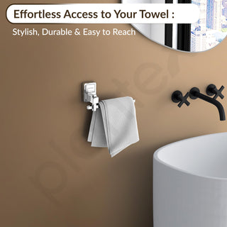 Plantex 304 Stainless Steel Napkin Holder for Wash Basin/Towel Ring for Bathroom/Napkin Hanger for Kitchen/Bathroom Accessories, Darcy(Chrome Finish)