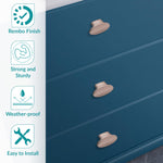 Plantex Knobs for Drawer/Small Drawer Knobs/Knobs for Cabinets/Pull-Push Knobs for Kitchen/Bedroom Drawer - Pack of 1 (Oval, Rembo)