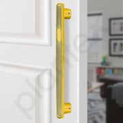 Plantex 14 Inch Main Door Handle for Wooden Doors - Pull-Push Handle Accessory (Pack of 1, Brass Antique)