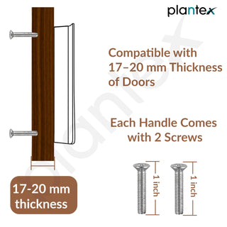 Plantex Cabinet Handle/96mm Handle for Cabinet/Wardrobe/Kitchen Handle/Door Pull-Push Handle for Home/Office - Pack of 1 (Rose Gold)