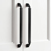 Plantex Aluminium Cabinet Handle/288mm Wardrobe Handle for Home/Cupboard Door Pull-Push Handles for Office - Pack of 1 (Black)