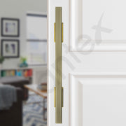 Plantex Door Handle/17 Inch Main Door Handle/Handle for Wooden Door/Pull-Push Door Handle/Door Accessories (Pack of 1, Brass Antique, Gold)