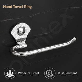Plantex Royal Stainless Steel Napkin Holder for Wash Basin/Towel Ring/Napkin Holder/Bathroom Accessories (Chrome)