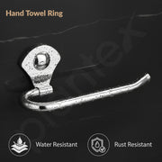 Plantex Royal Stainless Steel Napkin Holder for Wash Basin/Towel Ring/Napkin Holder/Bathroom Accessories (Chrome)