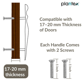 Plantex Cabinet Handle/160mm Handle for Cabinet/Furniture/Door Pull-Push Handle for Home/Office - Pack of 1 (Satin)