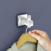 Plantex Aqua Heavy-Duty Stainless Steel Robe Hook/Cloth-Towel Hanger/Bathroom Accessories - Chrome (Pack of 1)