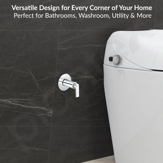 Plantex Pure Brass BAL-506 Concealed Stop Cock/Concealed Stop Valve Tap For Bathroom With Teflon Tape & Brass Adjustable Wall Flange – 15 mm (Mirror-Chrome Finish)