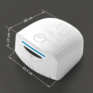 Plantex Hand Dryer Automatic /1200W Small Hand Dryer Machine/Hand Wash Air Dryer for Bathroom/Office/Hotel/Commercial Use (White)