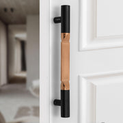 Plantex 15 Inch Main Door Handle for Wooden Doors - Pull-Push Handle Accessories (Pack of 1, Rose Gold, Black) - 3 Years Warranty
