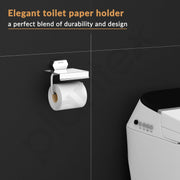 Plantex Toilet Paper Holder for Bathroom/304 Grade Stainless Steel Tissue Paper Roll Holder/Bathroom Accessories - Pack of 1 (Delta - 2809, Chrome)