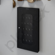Plantex GI Steel Key Storage Box/Key Cabinet with 30 Key-Holders with Lock for Home/Key Holder for Office/Hotel/Companies - Wall Mount (Black)