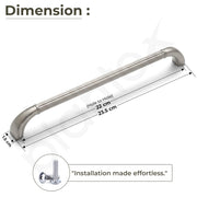 Plantex Cabinet Handle/224mm Handle for Drawer/Wardrobe/Kitchen Handle/Pull-Push Handle for Home/Office - Pack of 1 (Satin)