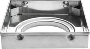 Plantex 304 Grade Stainless Steel Tile Insert Floor Drain Cover/Bathroom Drain Cover/Shower Drain -(5 x 5 inches) - Matt