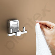 Plantex 304 Grade Stainless Steel Robe Hook/Cloth-Towel Hanger/Door Hanger Hook/Bathroom Accessories - Darcy (Chrome)