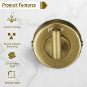Plantex 304 Grade Stainless Steel Robe Hook/Cloth-Towel Hanger/Napkin Hanger/Bathroom Accessories - Daizy (Antique)