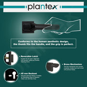 Plantex Mortise Door Lock for Main Door/Premium Handle Lock Set for Home with 3 Years Warranty by Plantex (Black)