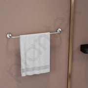 Plantex Stainless Steel Single Towel Rod/Towel Bar/Towel Holder/Towel Hanger for Bathroom/Bathroom Accessories - 24 Inch (Chrome)
