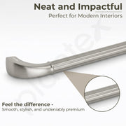 Plantex Cabinet Handle/224mm Handle for Drawer/Wardrobe/Kitchen Handle/Pull-Push Handle for Home/Office - Pack of 2 (Satin)