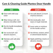 Plantex Door Handle/Stainless Steel Main Door Handle/8 Inch Pull-Push Handle - Pack of 2 (S-143,Chrome)
