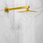 Plantex 21-Inch Shower Arm for Overhead Shower/Stainless Steel Shower Pipe/Wall Mount Bathroom Fitting with Â½-Inch Thread - Pack of 1 (Gold)