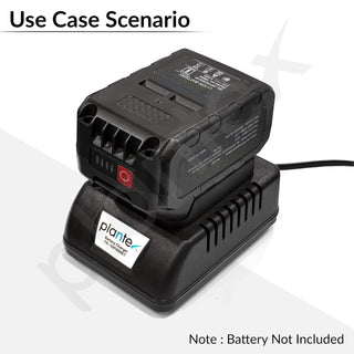 Plantex 21V Battery Charger/Charging Currant 2 Ampier/Power Charger (FA-1201600ST, Black)