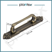 Plantex Heavy Duty 8 Inch Main Door Handle/Pull Push Handle for Home & Hotel/3 Years Warranty Pack of 1 (294,Brass Antique Finish)