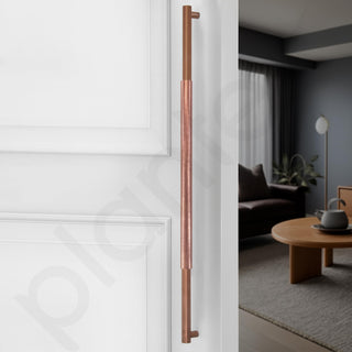 Plantex Heavy Duty Main Door Handle - 1200 mm Pull-Push Handle for Home/Hotel/Office - Pack of 1 (Rose Gold) - 3 Years Warranty