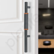 Plantex 20.5 Inch Main Door Handle/Aluminium Door Handle/Pull-Push Door Handle/Door Accessories (Pack of 1, Rose Gold, Grey)