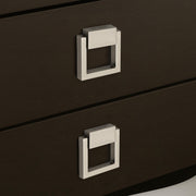 Plantex Drawer Kadi/2 Inch Chest Handle for Drawer/Square Cabinet Kadi/Pull-Push Small Kadi for Home/Office Drawer - Pack of 2 (SH-358, Satin White)