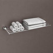 Plantex Towel Rack for Bathroom/Pure Brass Towel Holder/24 Inch Towel Stand/Towel Bar/Bathroom Accessories - Pack of 1 (APS-ASC-13, Chrome)