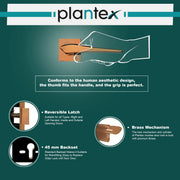 Plantex Premium Door Lock with 3 Years of Warranty/Main Door Locks for Home/Mortise Lock Set for Home (7101 - PVD Choco)
