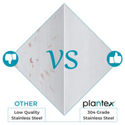 Plantex 304 Grade Stainless Steel Soap Holder/Bathroom Soap Holder/Kitchen Soap Stand for Sink - Bathroom Accessories (Chrome)