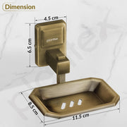 Plantex 304 Garde Stainless Steel Soap Holder for Bathroom/Soap Dish/Bathroom Soap Stand/Bathroom Accessories - Darcy (Antique)