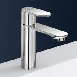 Plantex Pure Brass Pillar Cocke for Basin with Water Saving Aerator/Tap for Wash Basin with Teflon Tape/Sink tap for Wash Basin-7 Year Warranty by Plantex-(ORN-203-Chrome)