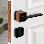 Plantex Door Lock for Home/Main Door Lock Set with 3 Computerized Key/Mortise Locks for Door with Brass Lockbody & Cylinder (SM036, Rose Gold & Black)