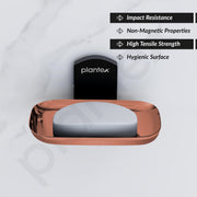 Plantex 304 Grade Stainless Steel soap Dish for Bathroom/Soap Stand for Bathroom/Soap Dish/Bathroom Accessories - Parv (Rose Gold & Black)