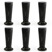 Plantex 6 Inch Sofa Leg for Bed Furniture/Aluminium Sofa Leg for Table/Support Legs/Furniture Leg - Pair of 3 (6 Piece) (DTS-87, Black)