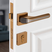 Plantex Main Door Lock for Home with 3 Years of Warranty/Mortise Locks for Door - Main Door Lock Set (PT-007- Rose Gold - Satin Black)