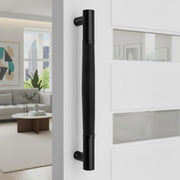 Plantex Main Door Handle/Stainless Steel & Aluminium Door Handle/450mm Pull-Push Handle for Home/Office/Hotel - Pack of 1 (DTMD-411, Black)
