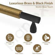Plantex Cabinet Handle/Kitchen Cabinet Door Handle/Wardrobe/288 mm Cupboard Handle/Door Pull-Push Handle for Home/Office - Pack of 2 (Brass Antique)