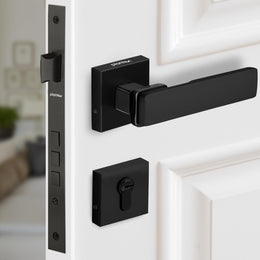 Plantex Heavy Duty Main Door Lock Set with 3 Keys/Mortise Door Lock for Home/Office/Hotel (7116 - DC-Black & Z-Black)