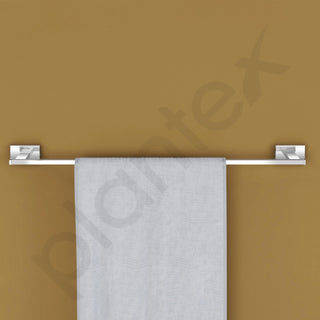 Plantex Stainless Steel Towel Hanger for Bathroom/Single Towel Rod/Towel Bar/Towel Hanger/Bathroom Accessories - Nexa (Chrome) 24 Inch