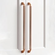 Plantex Aluminium Cabinet Handle/450mm Wardrobe Handle for Home/Cupboard Door Pull-Push Handles for Office - Pack of 2 (Rose Gold)