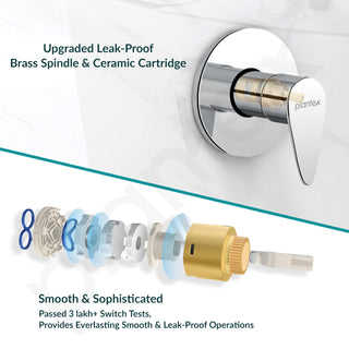 Plantex 25 mm Pure Brass Flush Valve for Toilet/Urinal (Commercial & Residential Use) - 7 Year Warranty (PAC-1820)
