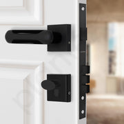 Plantex Door Lock for Home/Main Door Lock Set with 3 Years of Warranty/Mortise Lock for Door with Brass Lock Body & Cylinder (7124, Z Black & DC Black)