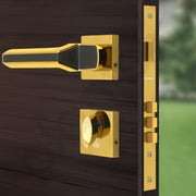 Plantex Main Door Locks for Home/Premium Mortise Lock for Door with 3 Years of Warranty by Plantex/Main Door Lock Set (Gold & Black)