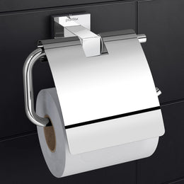 Plantex 304 Grade Stainless Steel Tissue Paper Holder/Toilet Paper Roll Holder/Toilet Paper Holder for Bathroom Accessories - Splash (Chrome)